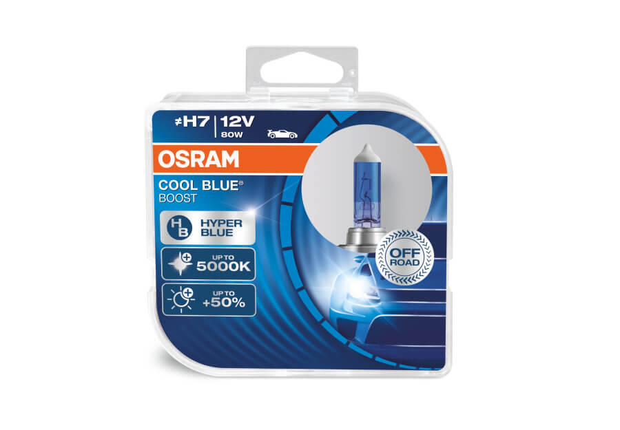 Halogen Bulbs H7 Cool Blue Boost OSRAM