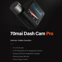 70mai Smart Dash Cam Pro Plus A500S