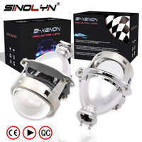 3.0 Bi-Lens for H7 H4 place,  H1 bulbs