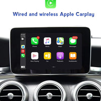 Wireless Carplay, Android Auto box For benz C-Class W205/GLC-Class X253/V-Class W446 2015-2021 NTG 5.0