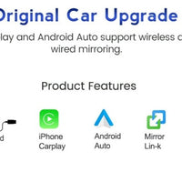 Wireless Carplay, Android Auto box For benz C-Class W205/GLC-Class X253/V-Class W446 2015-2021 NTG 5.0